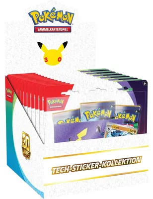 Produktbild von Pokémon|Amigo POK 30 Jahre Tech-Sticker-Koll.