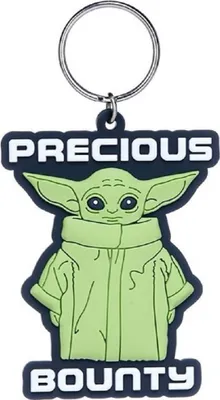 Produktbild von Schlüsselanhänger Mini Anhänger Geschenk Cartoon Schlüsselanhänger 13 cm Silikon Schlüsselanhänger für Handyhülle Charme Rucksack Geschenk Schlüsselanhänger Babyyoda Star Wars The Mandalorian Baby Yoda Precious Bounty