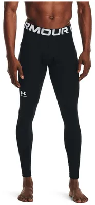 Obrázek produktu pro Under Armour ColdGear Compression, Upnuté legíny, Muži, Černá, Dospělý, Black / White, Jednobarevný