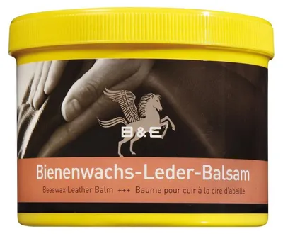 Imagen del producto de B&E Bálsamo para cuero a base de cera de abejas, 500 ml