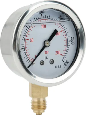 Obrázok produktu pre TS PGG604-200bar 1/4BSP Y60 Radiálny manometer na meranie tlaku v domácnosti