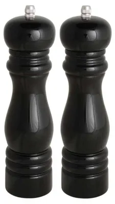 Produktbild von 2tlg. Salz- und Pfeffermühle SPICY schwarz moderne Landhausküche