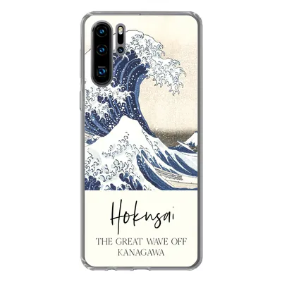 Produktbild von MuchoWow® Handyhülle Schutzhülle Hülle für Huawei P30 Pro Die große Welle von Kanagawa - Katsushika Hokusai Silikon Softcase Handy Hülle - Schutzdeckel