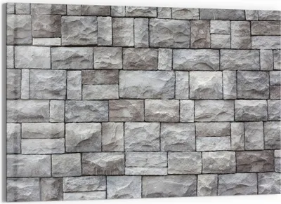 Produktbild von DEQORI Magnettafel Glas 60x40 cm 'Unebene Ziegelwand' beschreibbar Whiteboard