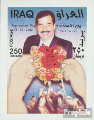 Produktbild von Briefmarken Irak 2002 Mi Block107 (kompl.Ausg.) postfrisch Referendum