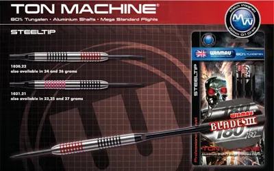 Produktbild von Winmau Ton Machine Softdart 80% NT 20g (3er-Set)