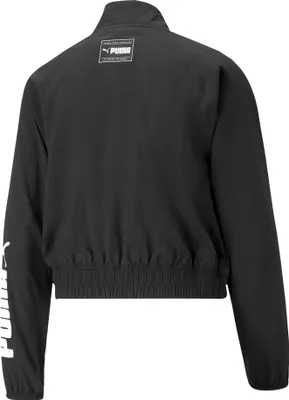 Produktbild von Puma Fit Woven Trainingsjacke Damen schwarz weiß Gr M