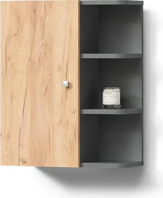 Immagine prodotto di Mobile da bagno Livinity Fucino Antracite/Rovere dorato 47.2 x 59.2 cm, Model 56252