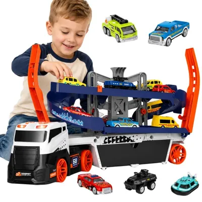 Obrázek produktu pro Woopie Parkovací garáž Pásový transportér Truck Odtahový vůz Car Xl