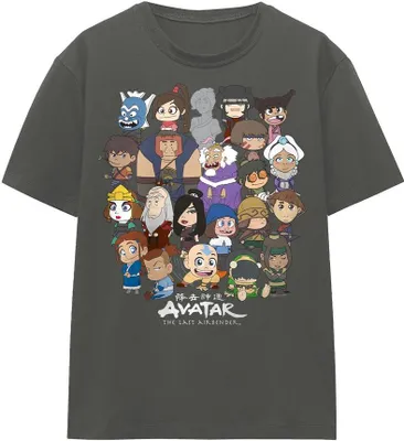 Obrázek produktu pro Avatar: The Last Airbender - Tričko pro muže/dámy Uni TV15471 (L) (Charcoal)