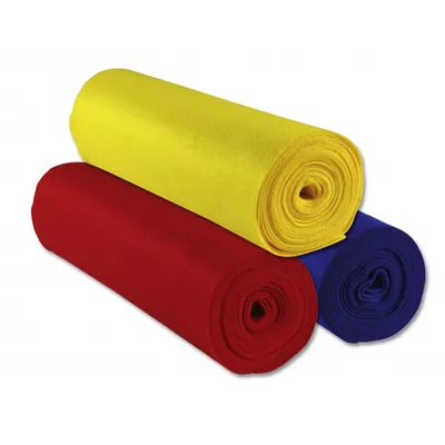 Produktbild von folia 520022 Bastelfilz, 150 g/m², 45 x 500 cm, dunkelrot (5 m Rolle)