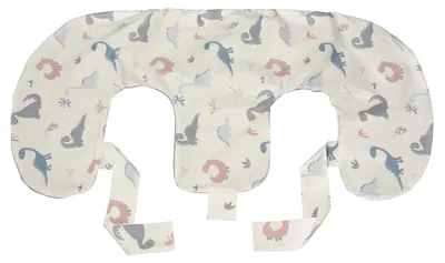 Immagine prodotto di Fodera di ricambio Bellochi per cuscino doppio per l'allattamento - 100x57 cm - Cotone premium antiallergico e traspirante - Fodera con cerniera nascosta per gemelli - Lavabile in lavatrice
