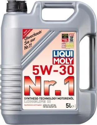 Produktbild von Liqui Moly Nr.1 Motorenöl 5W-30 5 Liter Kanister Reifen