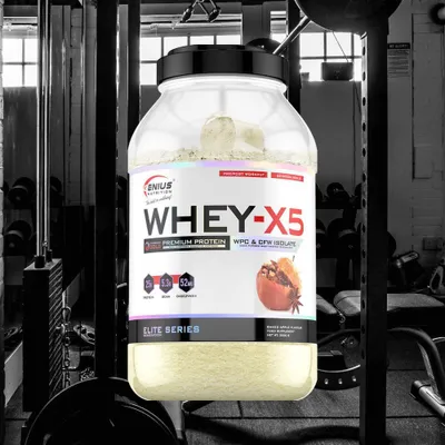 Produktbild von Genius Nutrition | Whey-X5 Baked apple