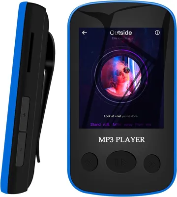 Produktbild von 32GB Clip MP3-Player mit Bluetooth 5.0 - tragbarer digitaler Musikplayer mit Clip, USB-C, ideal für Kinder, Sport, Laufen