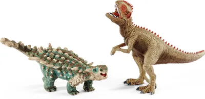 Produktbild von Schleich - Tierfiguren, Saichania und Giganotosaurus, klein; 41426