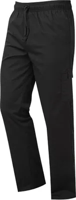 Immagine prodotto di Premier Workwear PR555 | Essential Chefs Cargo Pocket Trousers, Lunghezza: 82 cm - Colore: Nero - Taglia: XL