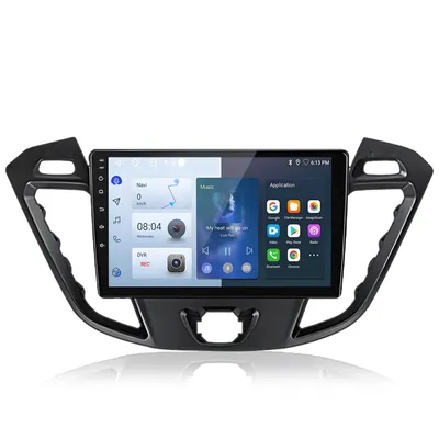 Produktbild von 9''autoradio android13 carplay 4+64G für Ford Transit Custom /Tourneo 2012-2021 BT WIFI 8Kern 4GSIM DAB+ RDS mirror link