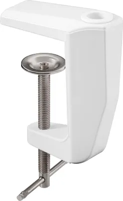 Produktbild von Goobay Lupenleuchten Ersatztischklemme - 0 mm - 60 mm, massiv Metall, weiß