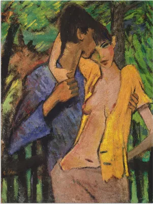 Produktbild von ARTland Wandbild Alu für Innen & Outdoor Liebespaar. 1919 Größe: 30x40 cm
