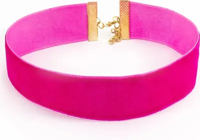 Produktbild von Oblique Unique Halsband Halskette Kette Choker JGA Junggesellinnenabschied Party pink