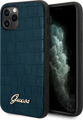 Produktbild von Guess Apple iPhone 11 Pro Blue Back cover case - GUHCN58PCUMLCRBL