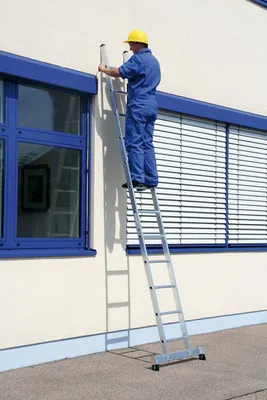 Obrázek produktu pro Jednopříčkový žebřík s traverzami nivello® 20 příček
