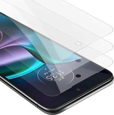 Immagine prodotto di Cadorabo 3x proteggi schermo blindato per Motorola EDGE 30 in vetro temperato trasparente