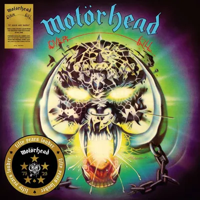 Zdjęcie produktu dla Motörhead - Overkill (Limited Edtition) (Turquoise & Blue Splatter Coloured) (Anniversary Edition) (LP)