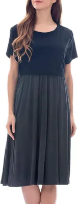Zdjęcie produktu dla Sukienka ciążowa krótki rękaw, casual, do karmienia