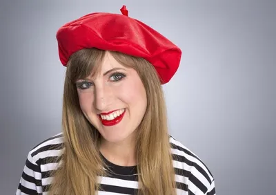 Produktbild von Baskenmütze rot Pantomime