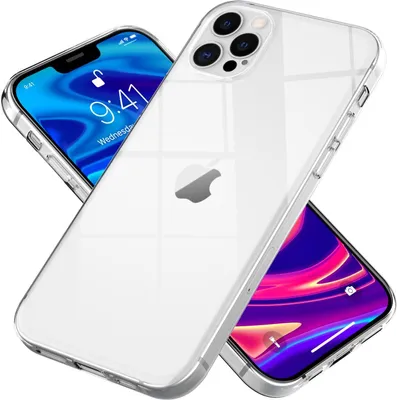 Produktbild von NALIA Hülle "GLAZE" für Apple iPhone 12 Pro Max - Klare TPU Schutzhülle, Anti-Gelb, Schlank & Leicht - Transparente Handyhülle