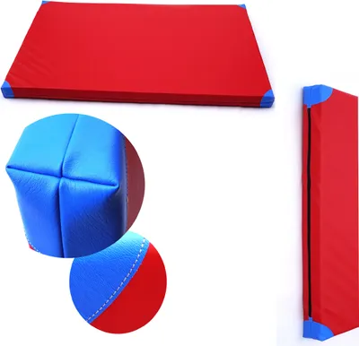 Obrázok produktu pre Gymnastický matrac 200x120 červený/modrý