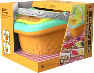Immagine prodotto di Set da gioco - Cestino da picnic per hamburger