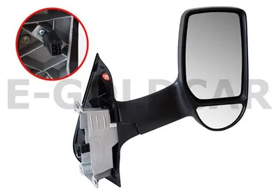 Für Ford Transit 00-13 Aussenspiegel Spiegel Gehäuse elektrisch beheizbar RECHTS in der Farbe Schwarz von GOLDCAR