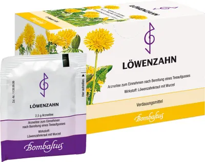 Produktbild von Bombastus Löwenzahn Arzneitee Verdauungsmittel, 20 St. Filterbeutel