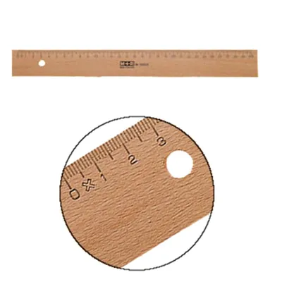 Obrázok produktu pre Möbius   Ruppert Lineal 719400000 40cm Buchenholz naturbelassen