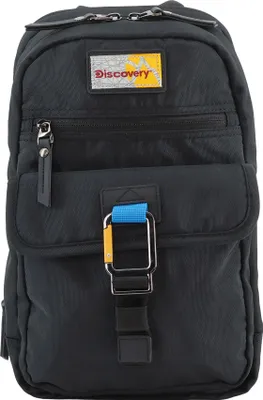 Produktbild von Discovery Cross over Rucksack Icon Hergestellt aus dem rPet Polyester-Material Black One Size
