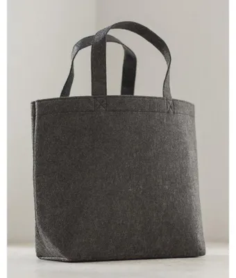 Image de Bags By Jassz Grand sac à provisions en feutre FK1321 (taille unique) (gris charbon)
