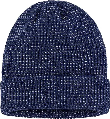Productafbeelding van 4PROTECT® Reflecterende gebreide muts, marineblauw