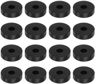 Obrázek produktu pro Gumové těsnicí kroužky, vnější průměr 40 mm, vnitřní průměr 12 mm, tloušťka 10 mm, černý neopren