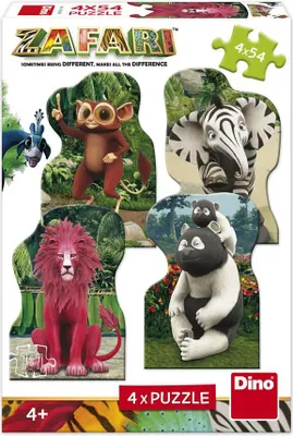 Immagine prodotto di Puzzle 4v1 Zafari: Zoomba il cameratismo