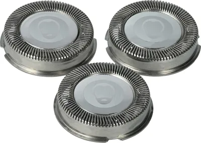 Produktbild von vhbw 3x Ersatz-Scherköpfe kompatibel mit Philips HQ4865, HQ4866, HQ486, HQ4861, HQ4870, HQ488, HQ4885, HQ801, HQ489, HQ4890 Elektrorasierer, Silber