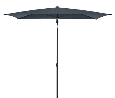 Produktbild von Mittelstockschirm Doppler myZone 190 x 125 cm anthrazit mit UV-Schutz 60, wasserabweisende Polyesterbespannung, Neigfunk