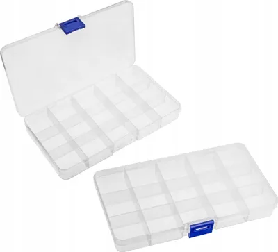 Produktbild von Organizer mit Fächern Aufbewahrungsbox Werkzeugkasten 18x10x2,3cm