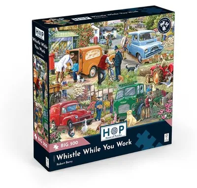 Produktbild von House of Puzzles Puzzle 500 XL Teile nostalgische Arbeitsszene