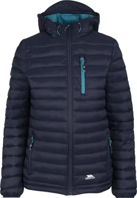 Image de Trespass - "Lenka" veste matelassée avec capuche pour femme TP6263 (34 FR) (Bleu marine)