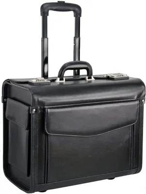 Produktbild von d&n Business & Travel Pilotentrolley Leder 46 cm