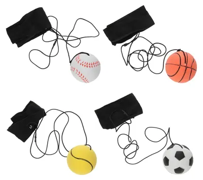 Produktbild von Bungeebal Sport-Rückholball Spielzeug, 6 cm, mit Klettverschluss fürs Handgelenk