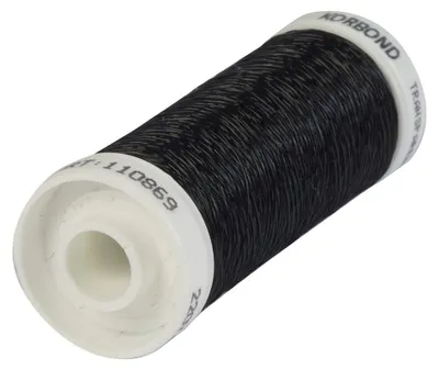 Transparenter Nähfaden schwarz 1000 m (5x200 m) Polyester